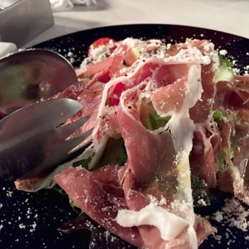 水茄子と生ハムのサラダ(アマーク ド パラディ ICC （アイシーシー）)