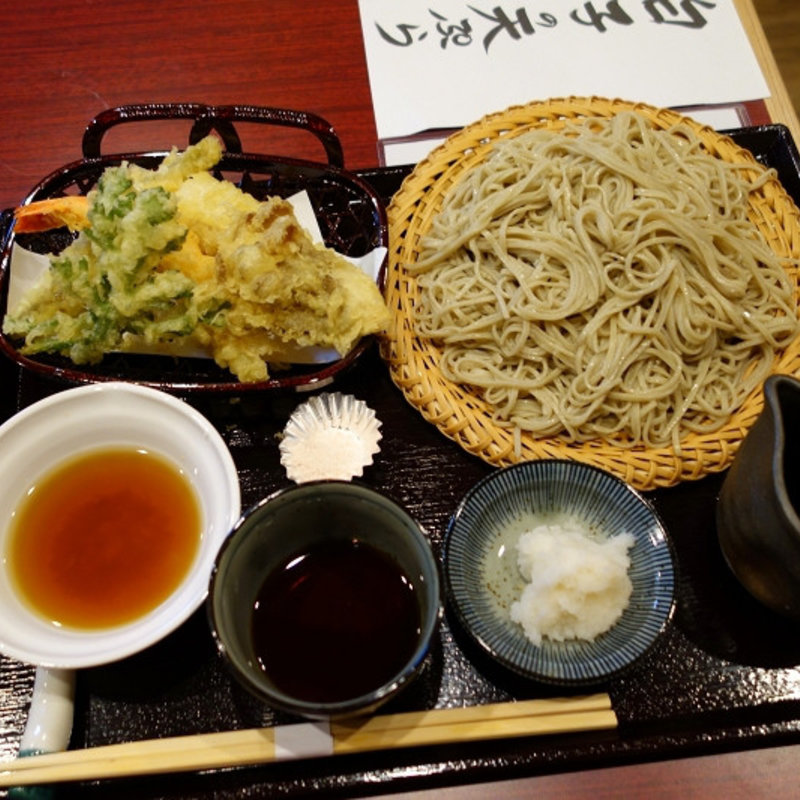 海老入り天せいろ（大盛り）(あまねや )