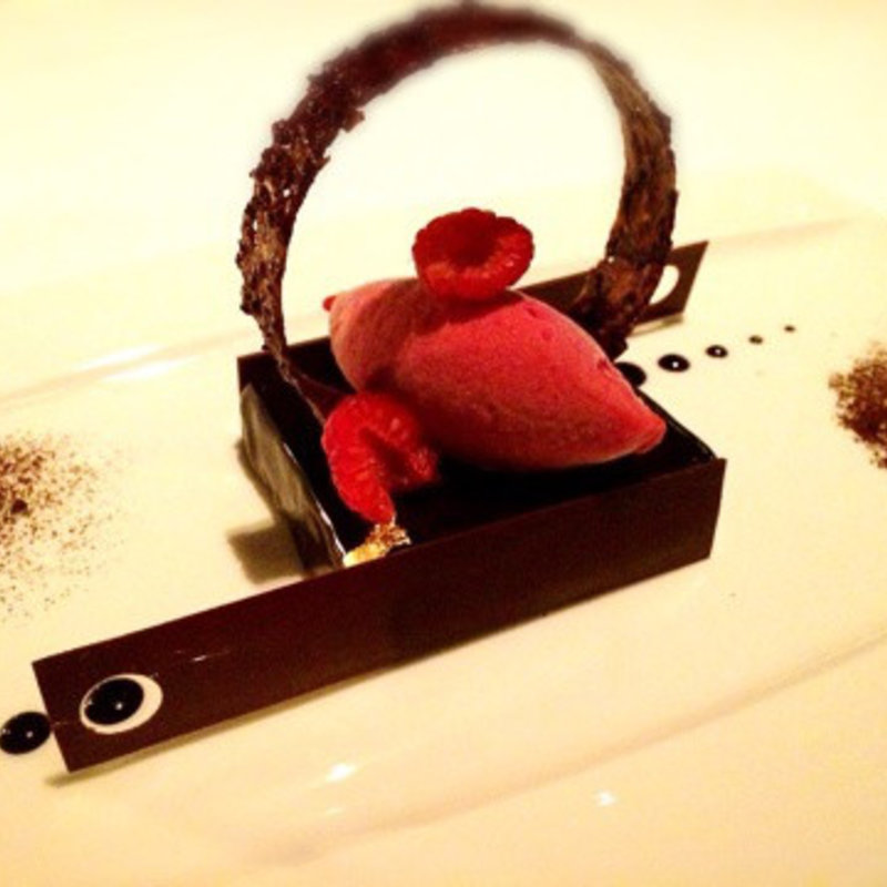 チョコレートのムースグラッセ(ザ·カフェ バイ アマン)