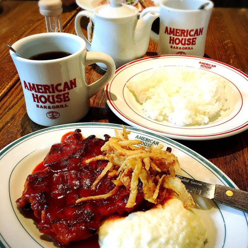 テキサスバーベキューグリルドチキンステーキ(アメリカンハウス 原宿店)