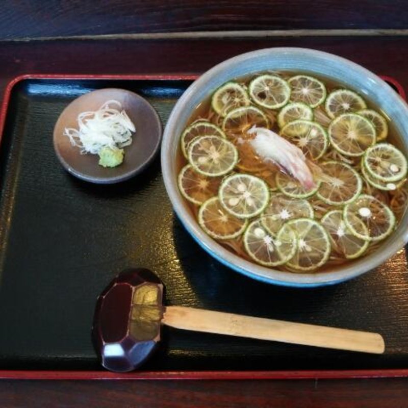ひやかけそば(すだち)(あら鵜 )