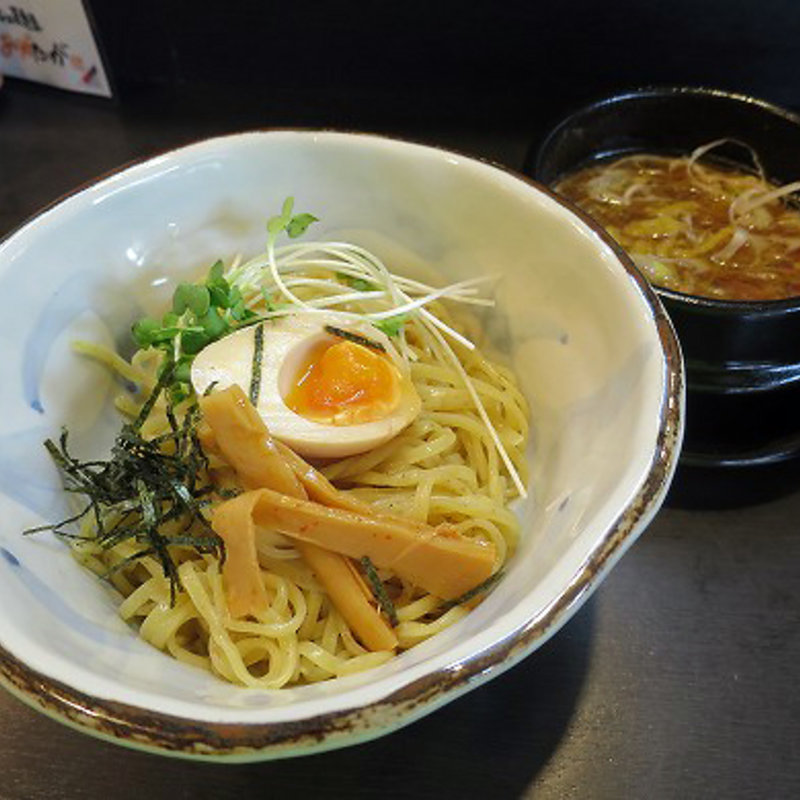 鶏葱和風醤油つけ麺(ありがたいが )