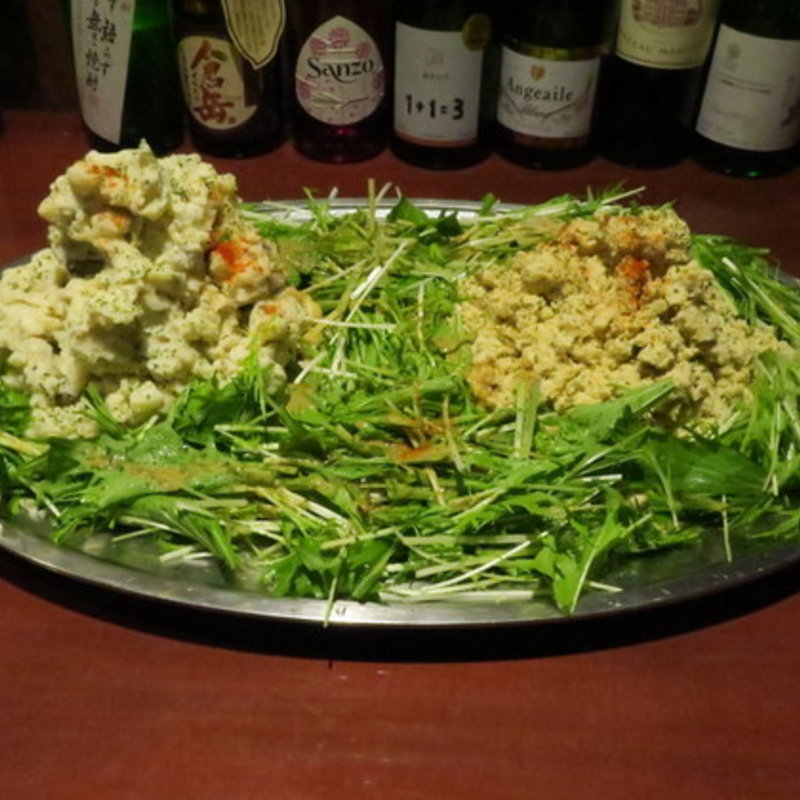 自家製ポテトサラダ、アルスのおから(アルス 南青山 （ars minamiaoyama）)