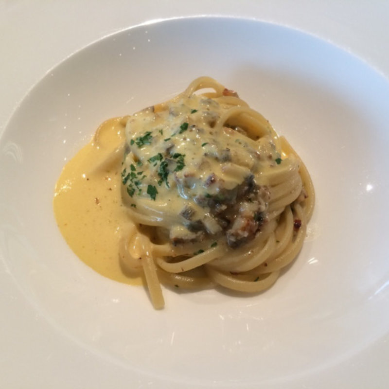 リングイネ鰻のゴルゴンゾーラ(Armani/Ristorante)