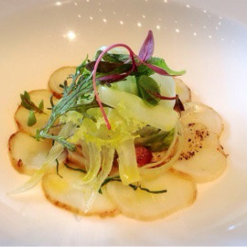 水ダコのサラダ　レモンとバジリコ風味　アボカドとフェンネル(Armani/Ristorante)