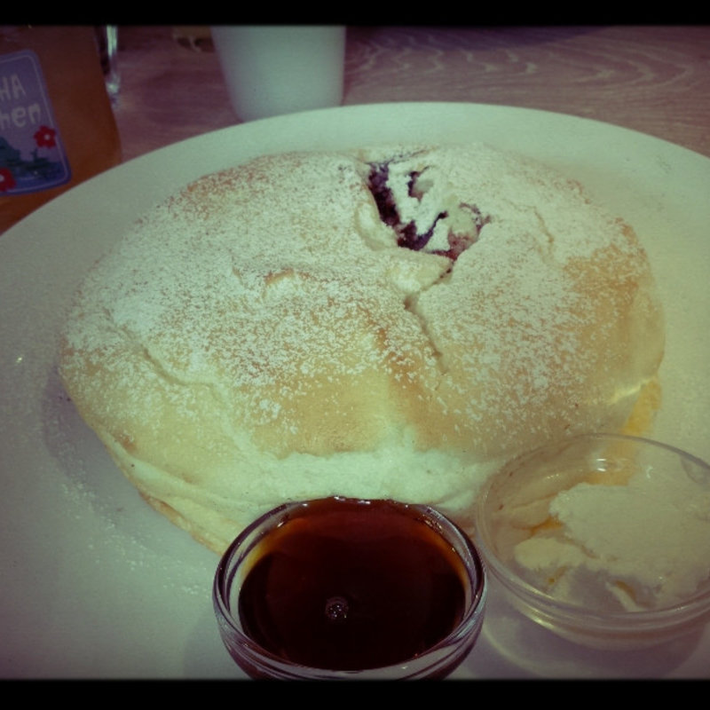 フォンダンショコラパンケーキ(アロハキッチン 西千葉店 )