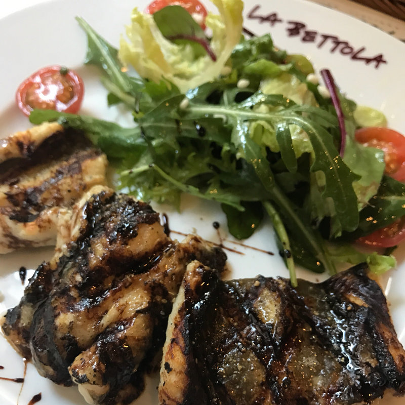 穴子のグリル(ラ・ベットラ・ダ・オチアイ)