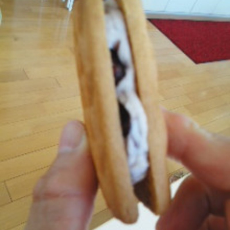 生しるこサンド粒あん(あんびすきゅい )