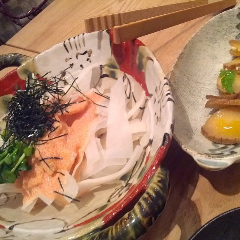 沢庵とクリームチーズ(創作うどんとおでん あんぷく)