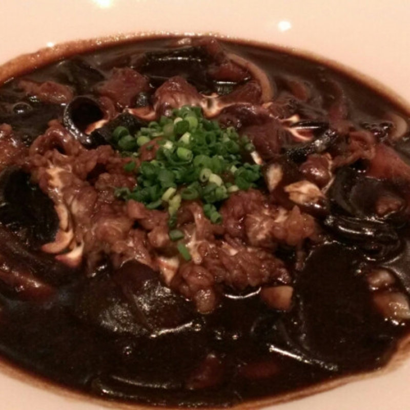 牛すじ煮カレーうどん(あんぷく )