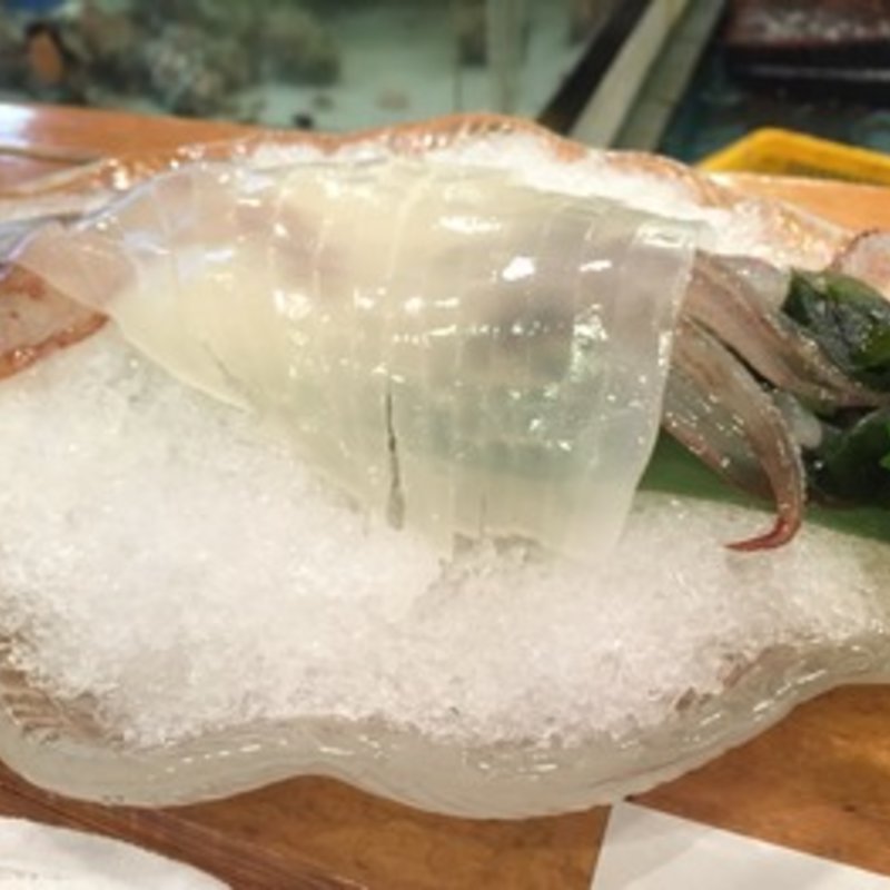 いか活造り (いけす漁場)