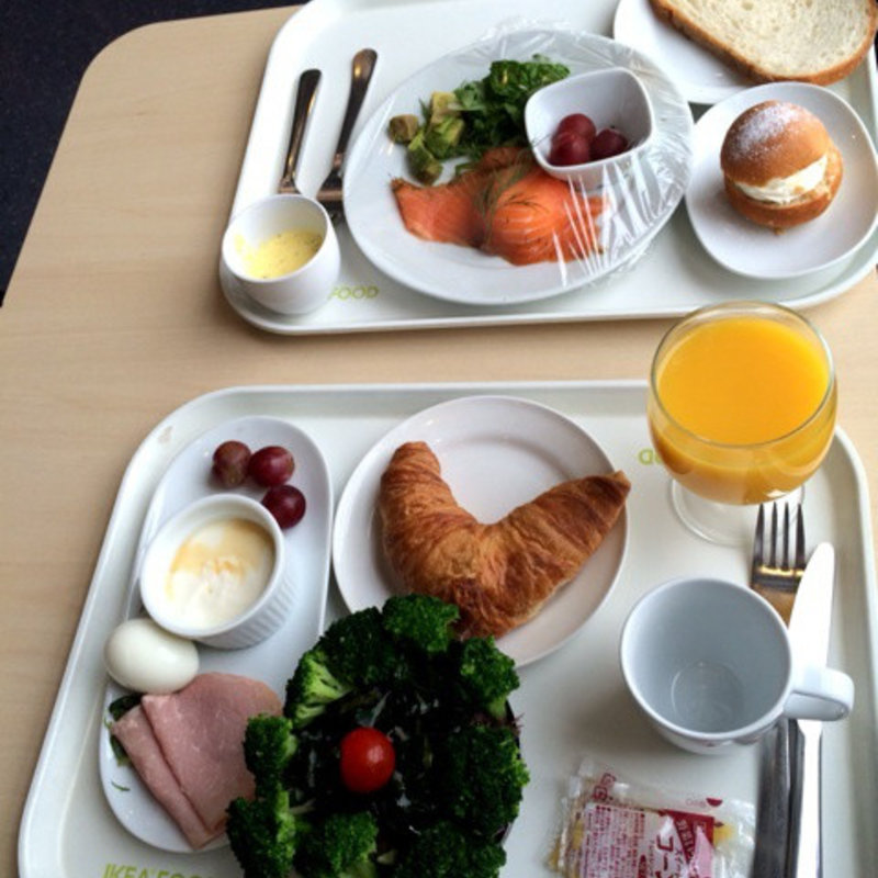 サーモンエッグベネディグト(イケヤレストラン)