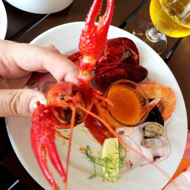 ザリガニプレート(イケヤレストラン)