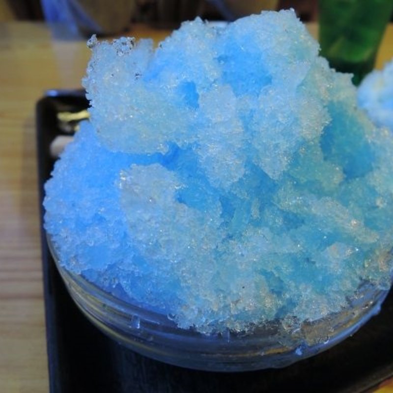 かき氷 ブルーハワイ(いこいの湯　多摩境店   食事処)