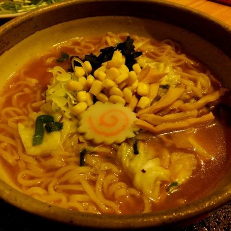 がっつり野菜味噌らーめん(いこいの湯　多摩境店   食事処)