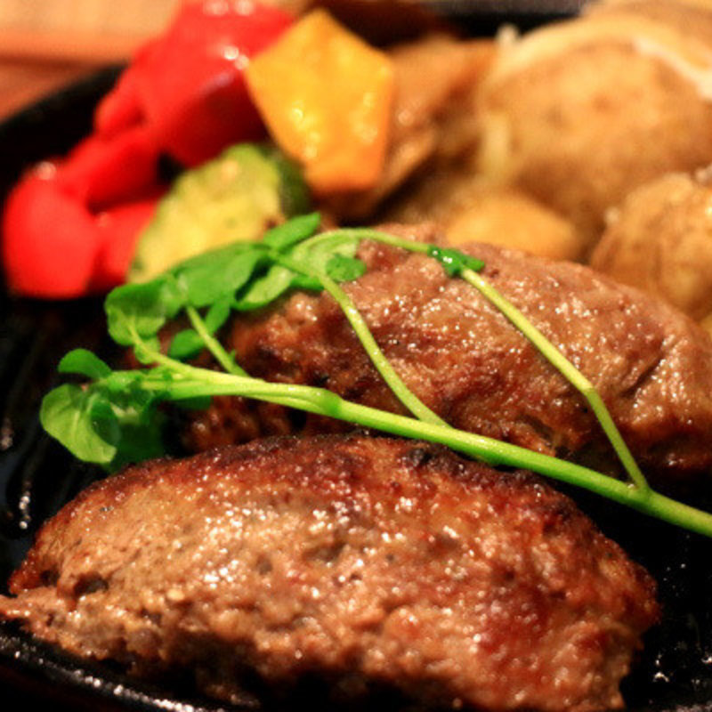 プレミアムハンバーグステーキ　レギュラーセット(いしがまやハンバーグ MARK IS みなとみらい)