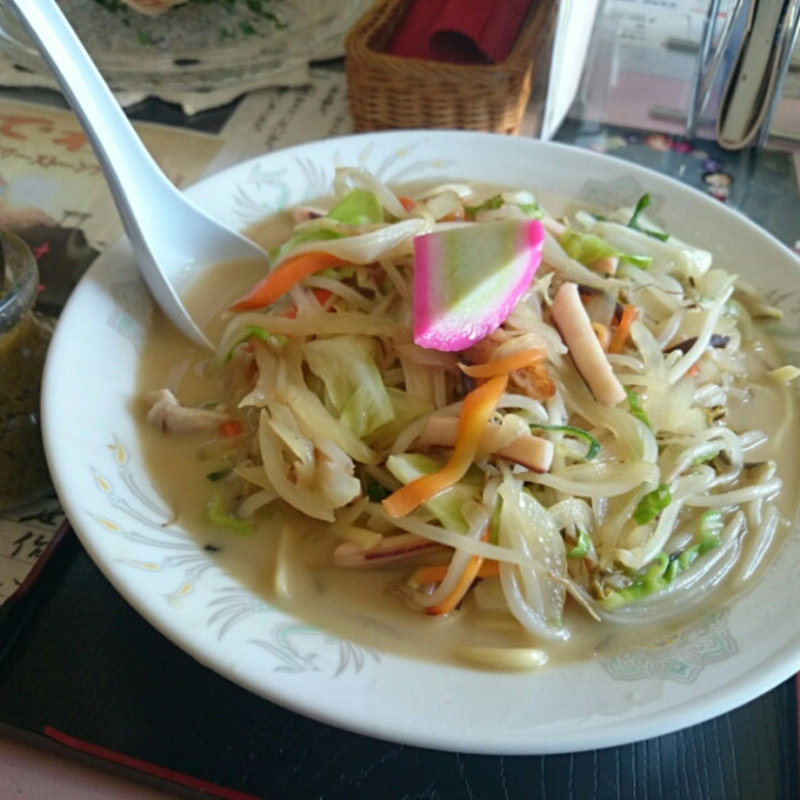 海老とホタテ・黄ニラの塩味炒め(中華食いそつー)