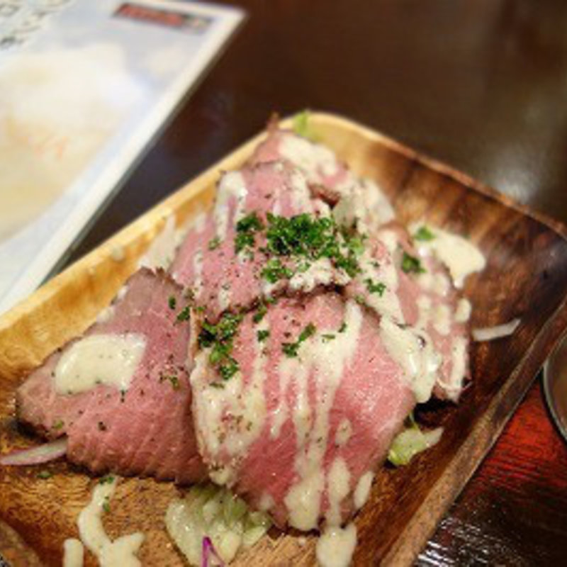 ローストビーフ　柚子こしょう風味(イタリアンバルG)