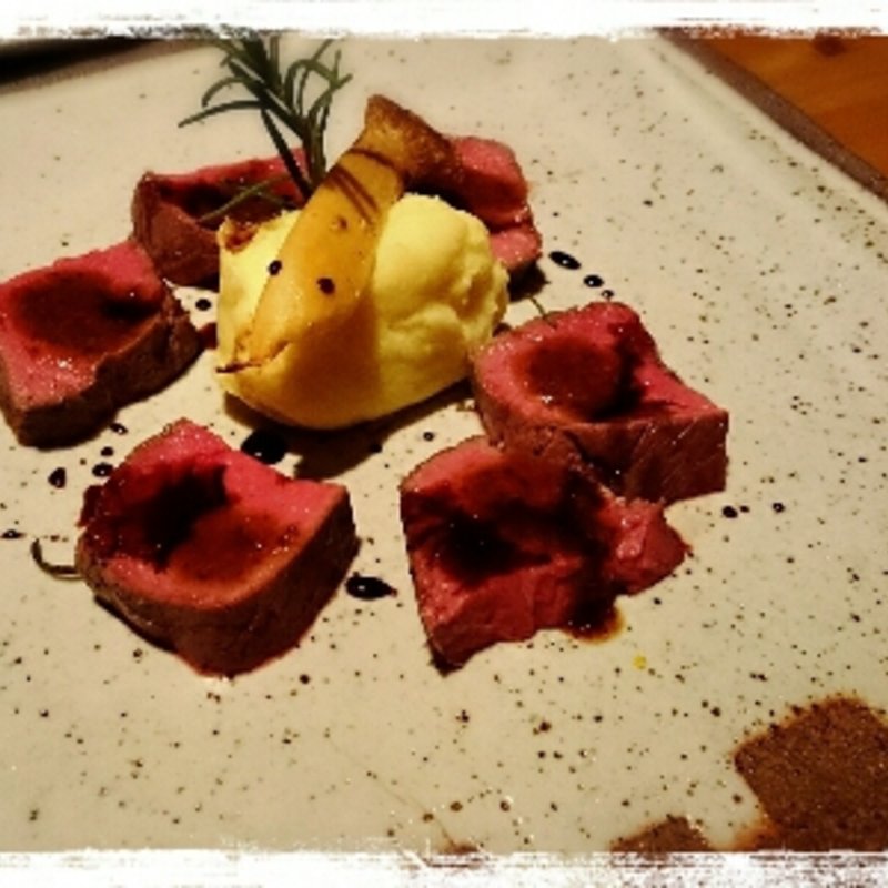 馬肉ステーキ(イタリア料理 アルセーバ )