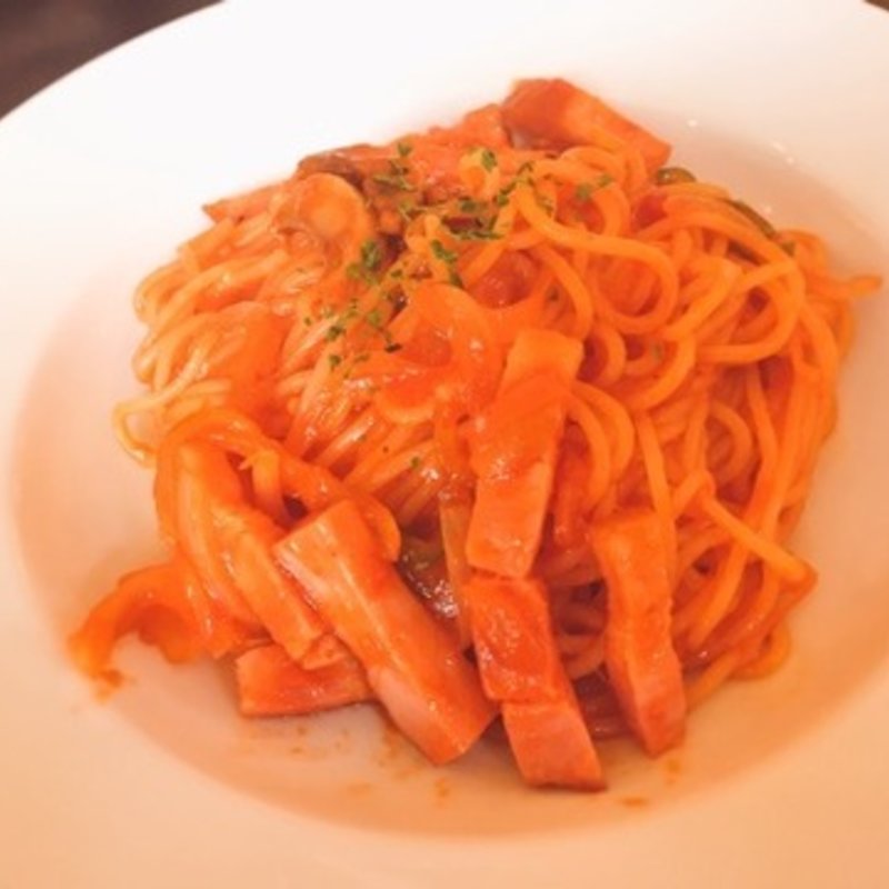 ナポリタン(いちごやさんのカフェテラスひらおか)