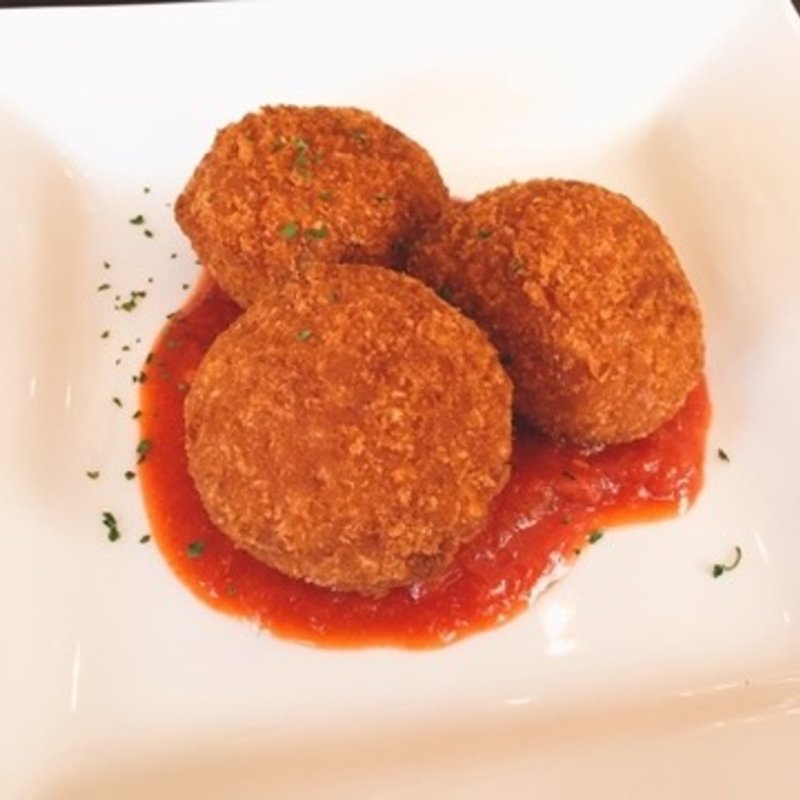 ライスコロッケ(いちごやさんのカフェテラスひらおか)