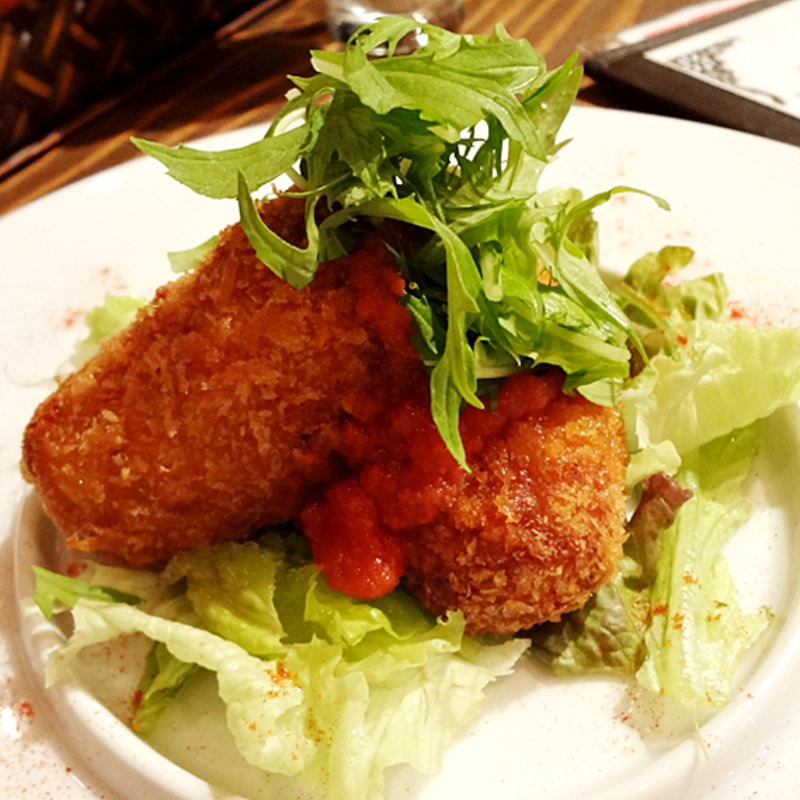 オマール海老のクリームコロッケ(イチバンチョウ バル　カフェ ド フウカ  （1BAN　CHO　BAL　cafe deフウカ）)