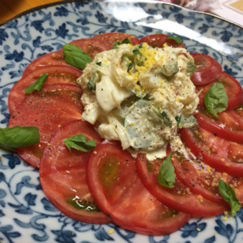 フルーツトマトとカニのサラダ(いち善 )