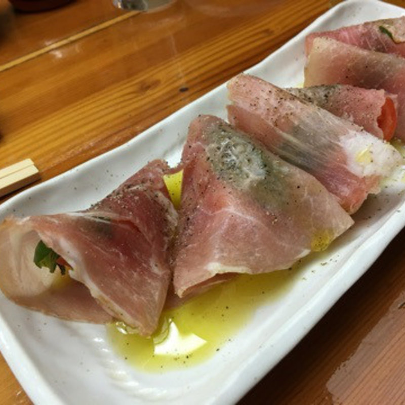 生ハムとフルーツトマトのサラダ(いち善 )