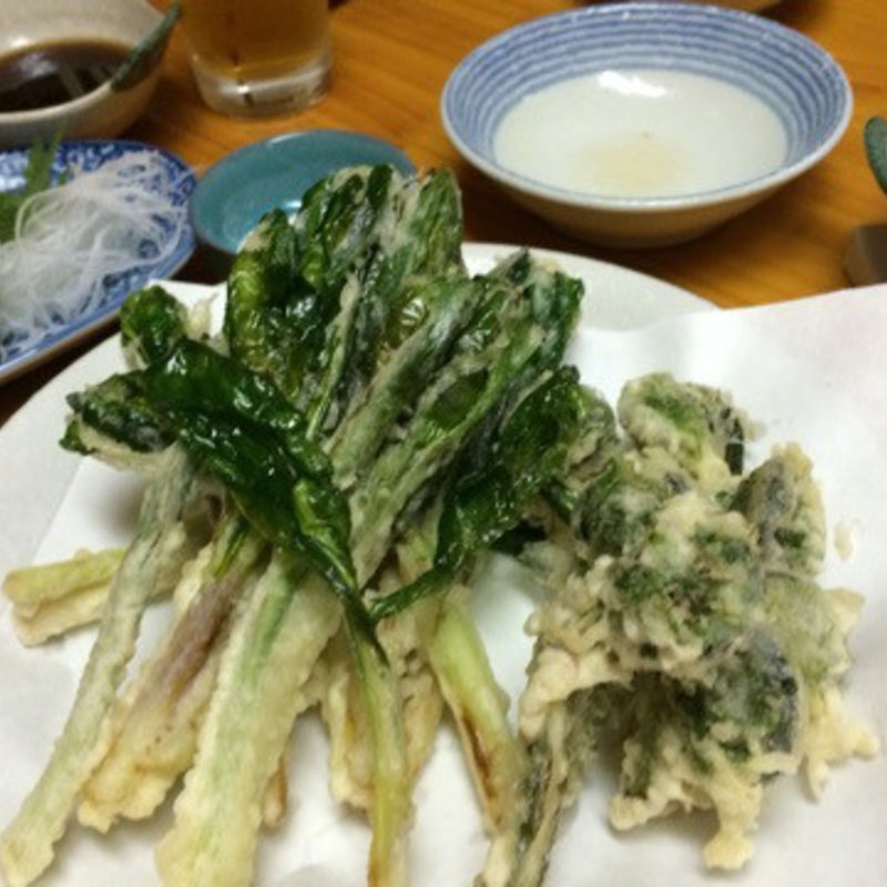 行者にんにくの天ぷら(いち善 )