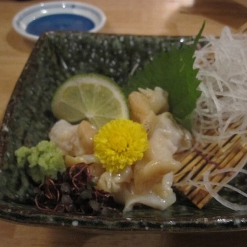 つぶ貝のお造り(イッテキ )