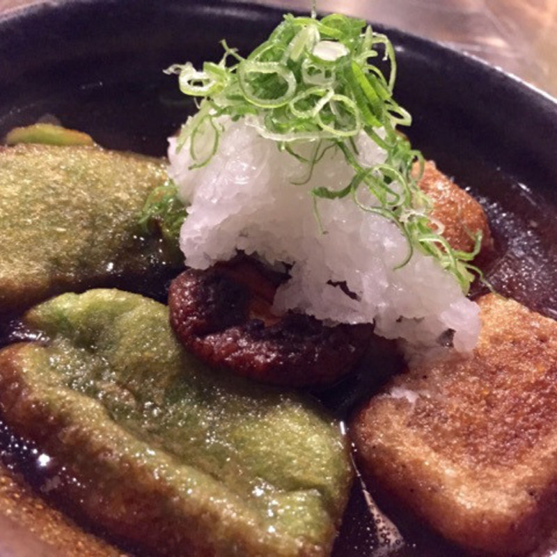 京生麩の揚げ出し(いつらく )