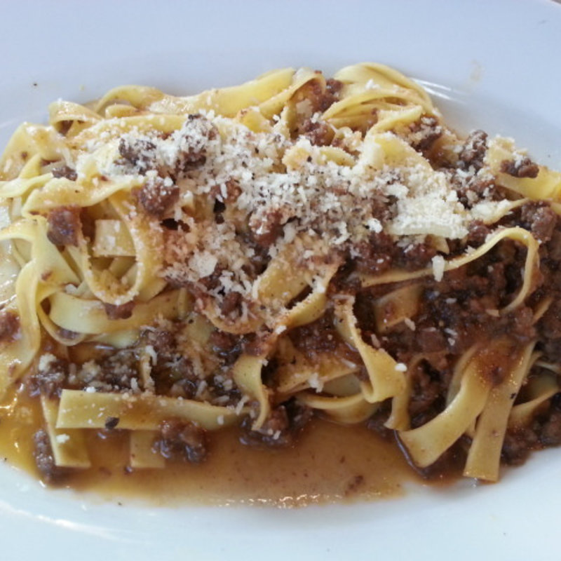 ラグーソースのスパゲッティ(IL PACIOCCONE CASEIFICIO)