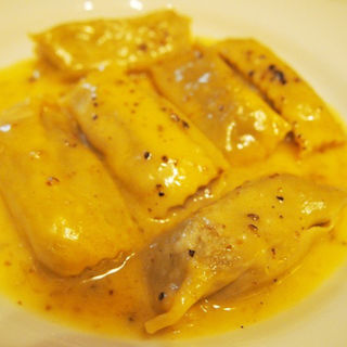お肉のラビオリ”ゴッビ”、黒トリュフのバターソース(イル・マニフィコ （il Magnifico）)