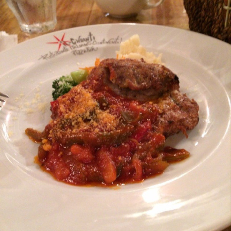 ポークピカタの自家製ナポリタンソースかけ(イルキャンティ 日本橋店 （iL-CHIANTI）)