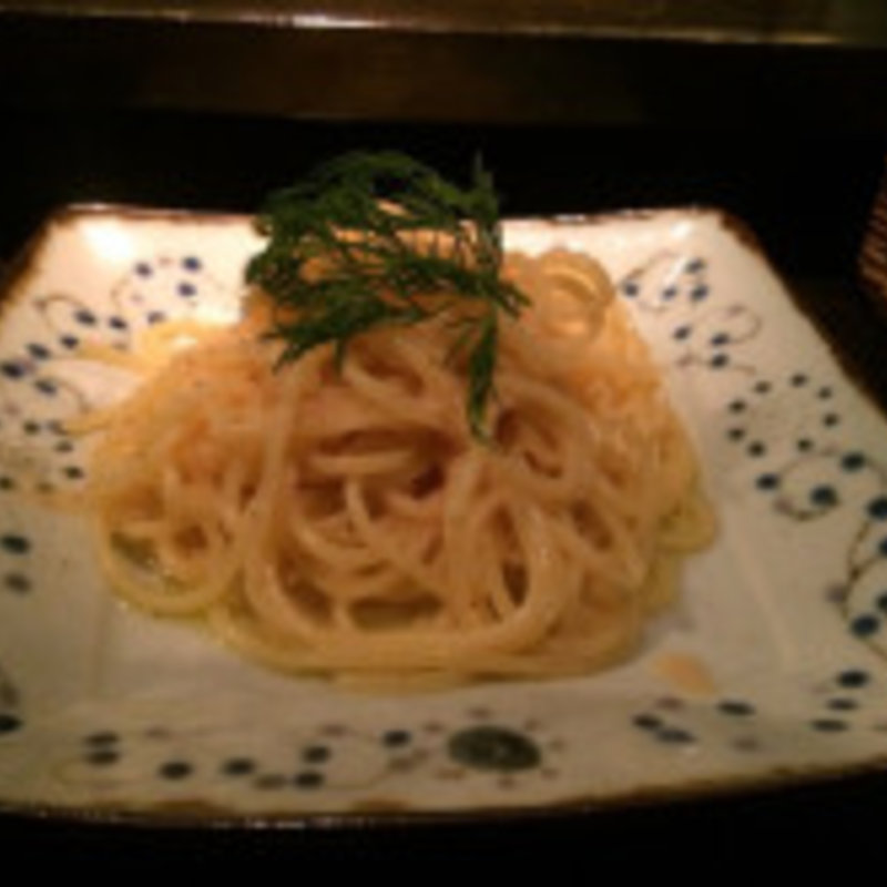 明太子スパゲティー(Vin Sauvage (ｳﾞｧﾝ･ｿｳﾞｧｰｼﾞｭ))