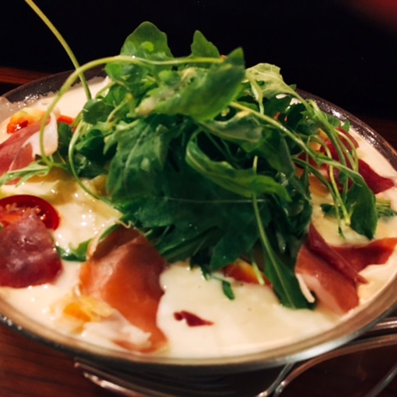 ポテトと生ハムの冷製パスタ(ヴィスコンティ)