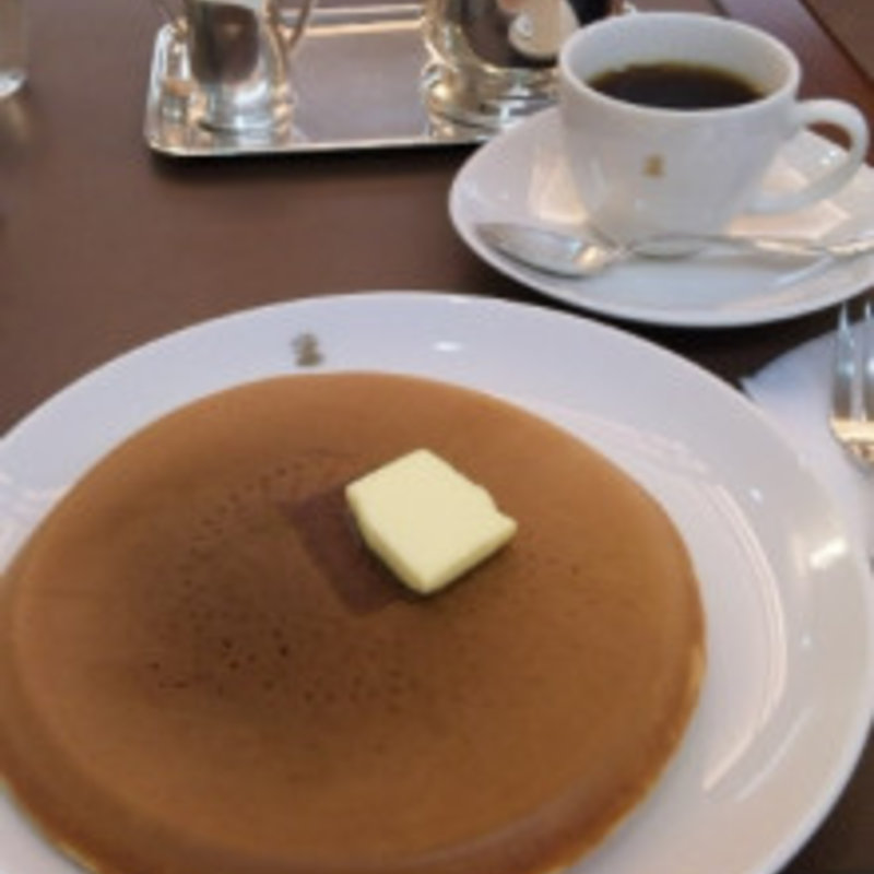 ホットケーキ1枚ドリンク付(銀座ウエスト ベイカフェ ヨコハマ 横浜髙島屋)