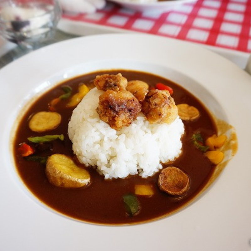 竹原いもタコカレー(うさんちゅカフェ )