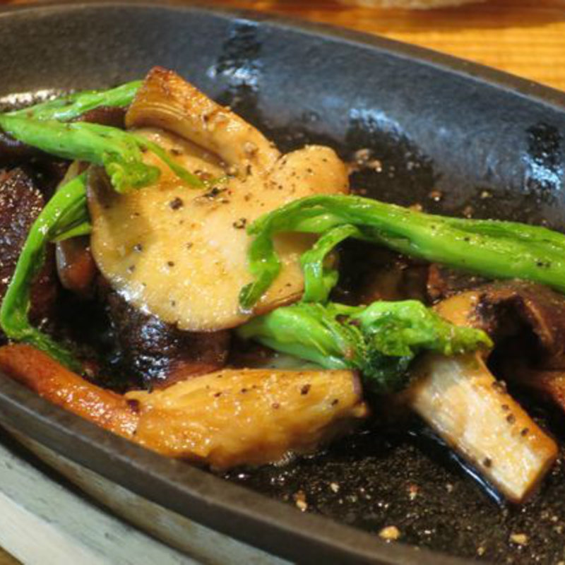 三田しい茸バターポン酢(うちのおかん時々おとん)