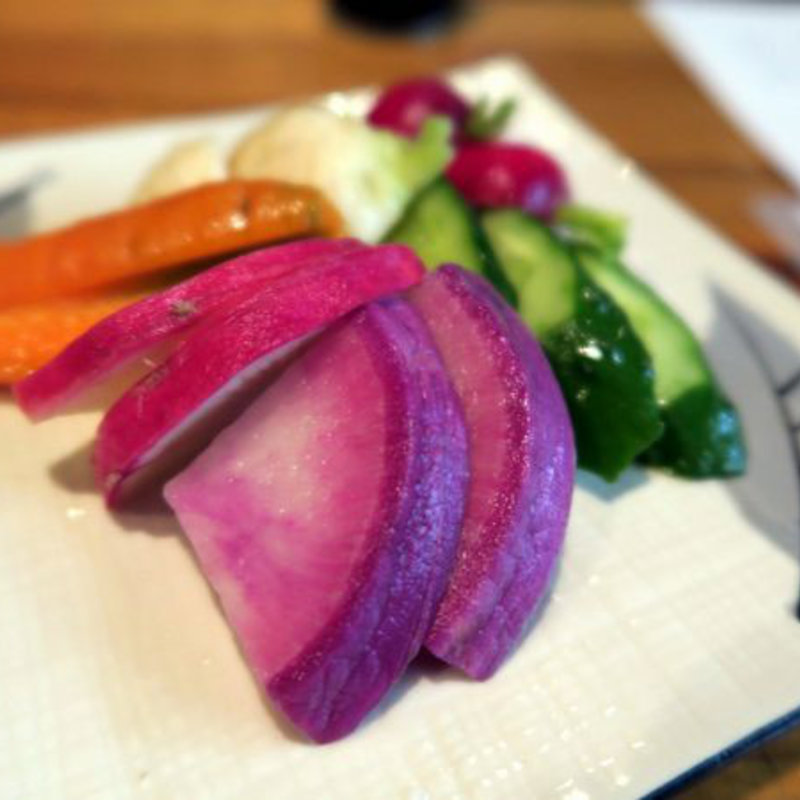 朝採り野菜の自家製ぬか漬け(うちのおかん時々おとん)