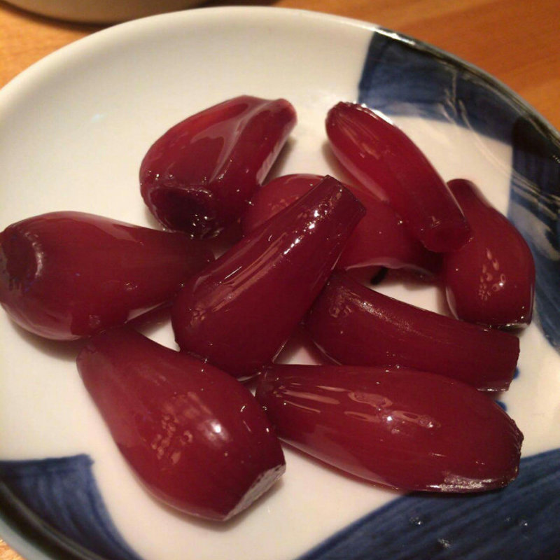 らっきょう赤ワイン漬け(ウトガリア)