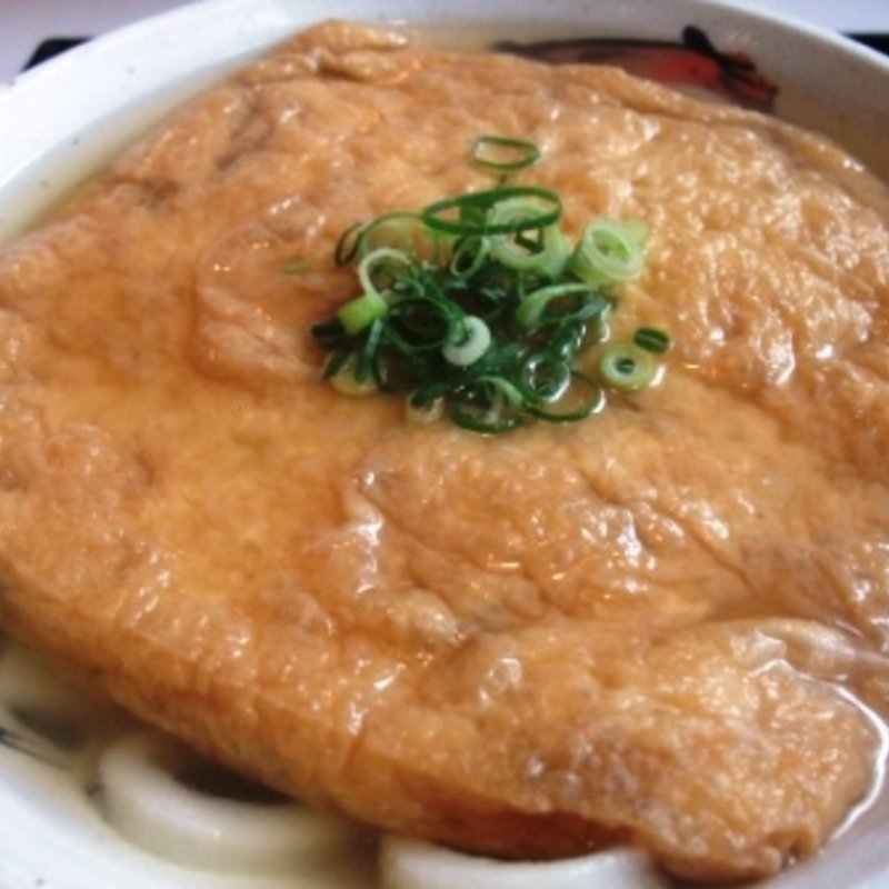 特大キツネうどん(うどん・ちゃんこ鍋　与左衛門)