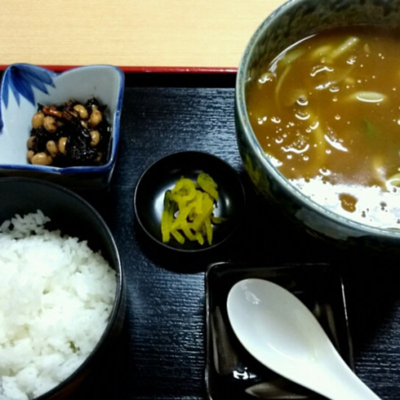 カレーうどん定食(うどん亭)