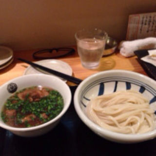 すじ釜うどん(かくれ酒場 うどん大學)