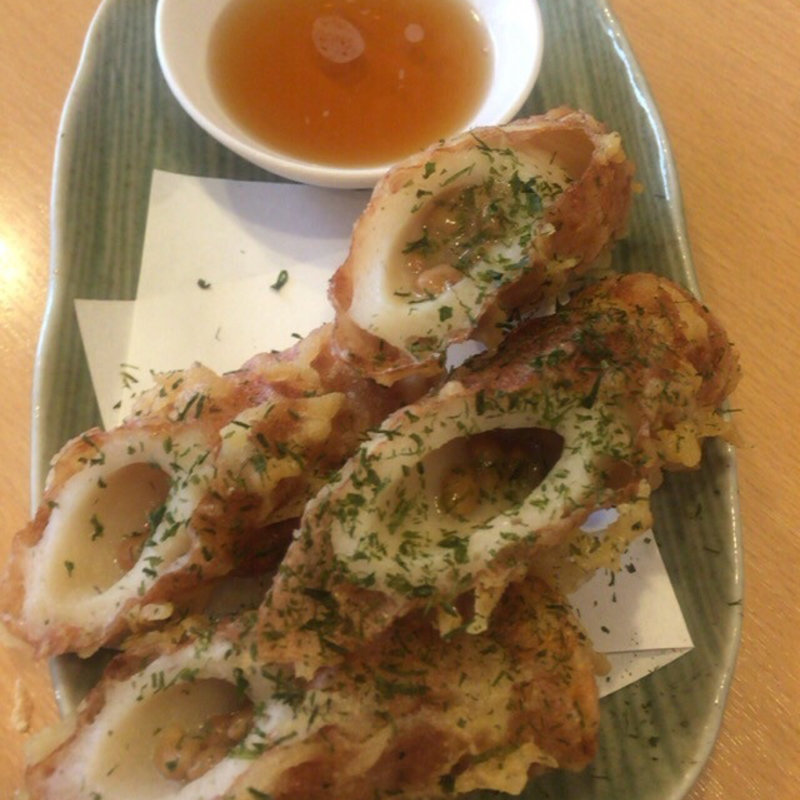 磯辺なっとうちく天(かくれ酒場 うどん大學)