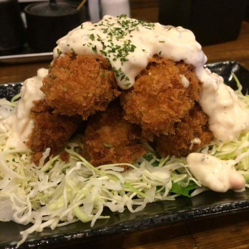 カキフライ(うどん家あぶく )