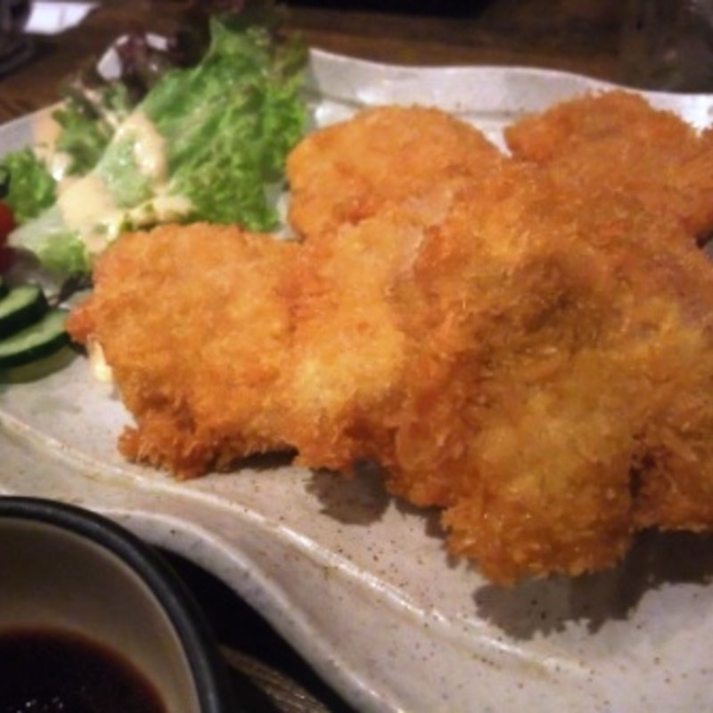 ヒレカツ(うどん居酒屋 麦笑)