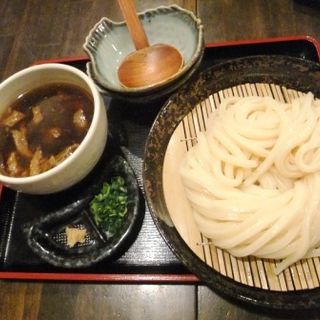 牛すじつけ麺(うどん居酒屋 麦笑)