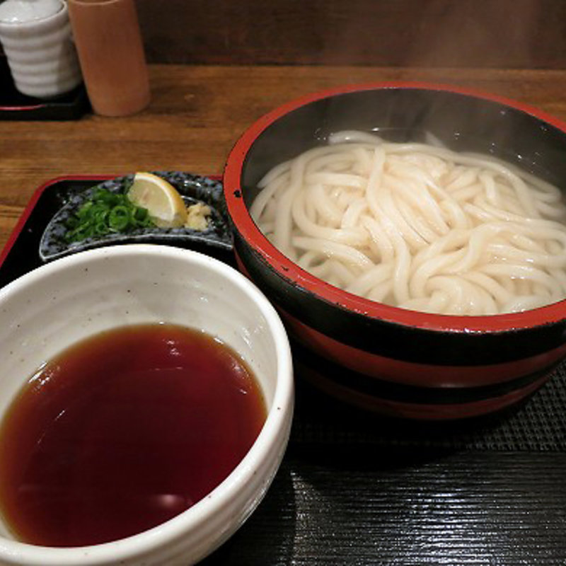 釜揚げうどん(うどん居酒屋 麦笑)
