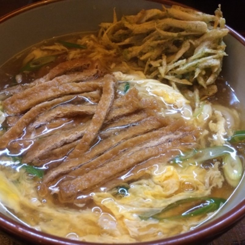 ごぼう天けいらんきつね(うどん日和)